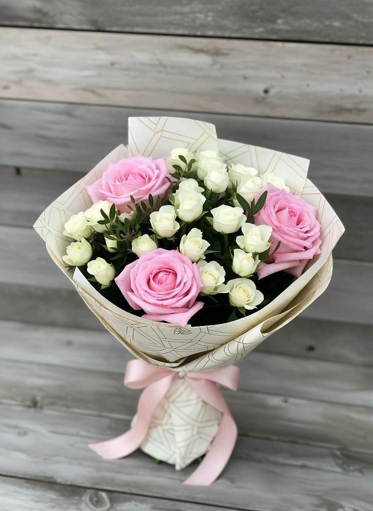 Букет цветов из: Розы в Новощапово