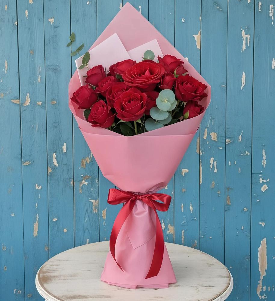 Букет цветов из: Розы в Новощапово