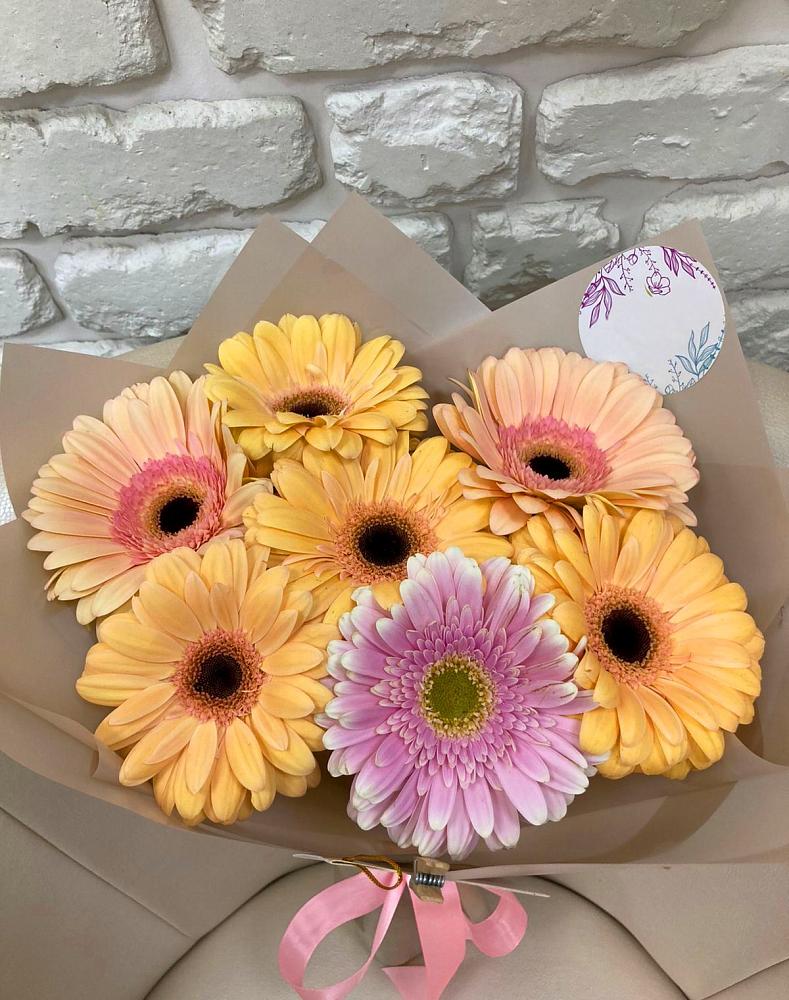 Букет цветов из: Герберы в Новощапово