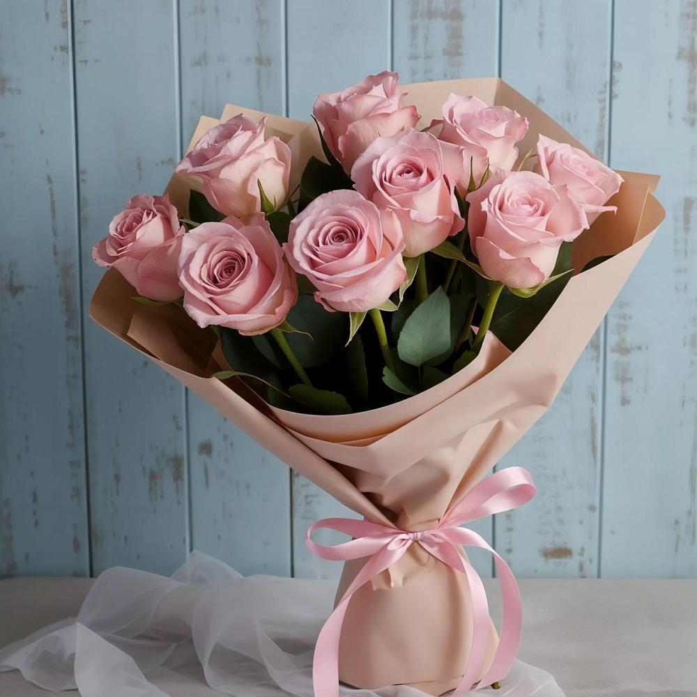 Букет цветов из: Розы в Новощапово