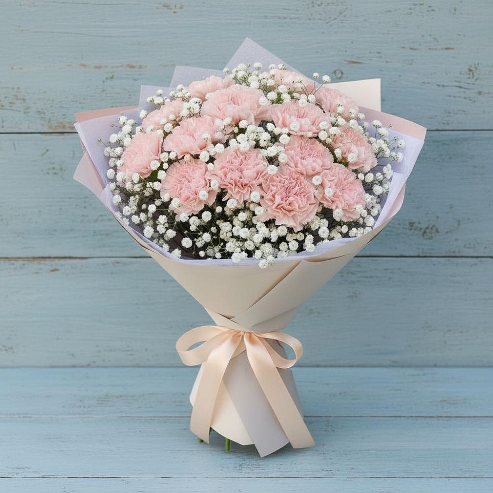 Букет цветов из: Гвоздики в Новощапово