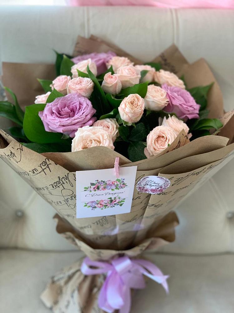 Букет цветов из: Розы в Новощапово