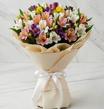 Букет цветов из:  Альстромерии в Новощапово