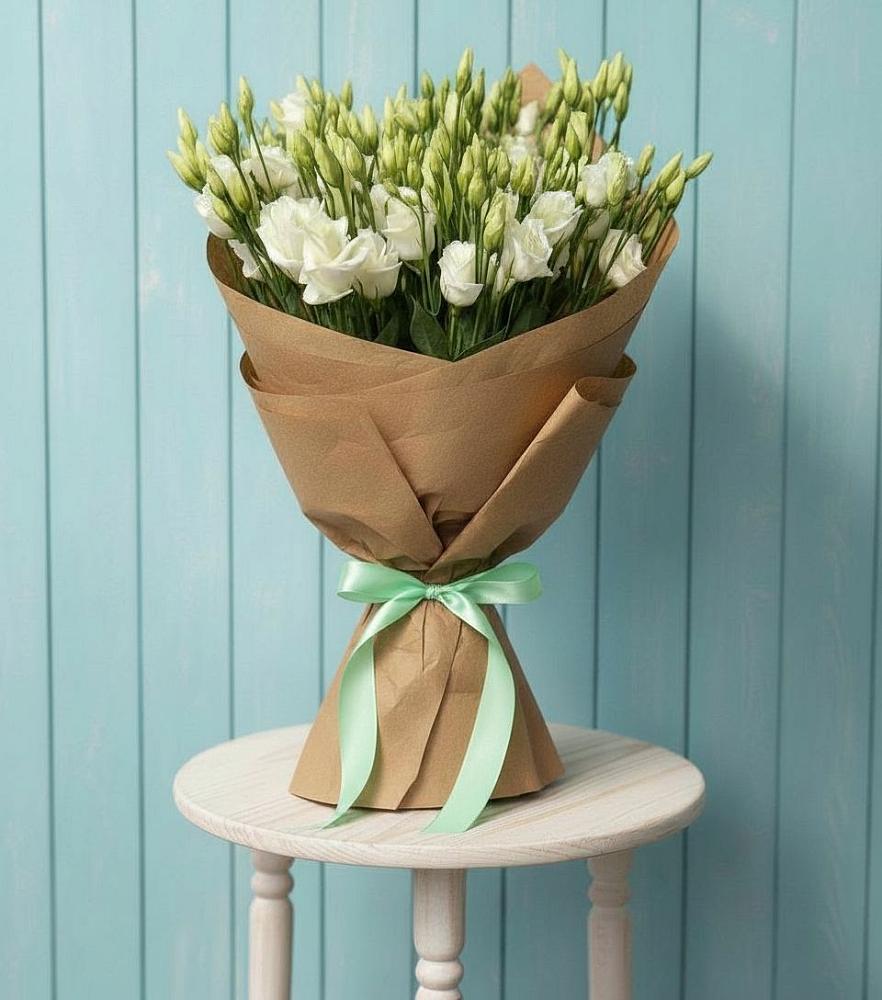 Букет цветов из: Лизиантусы в Новощапово