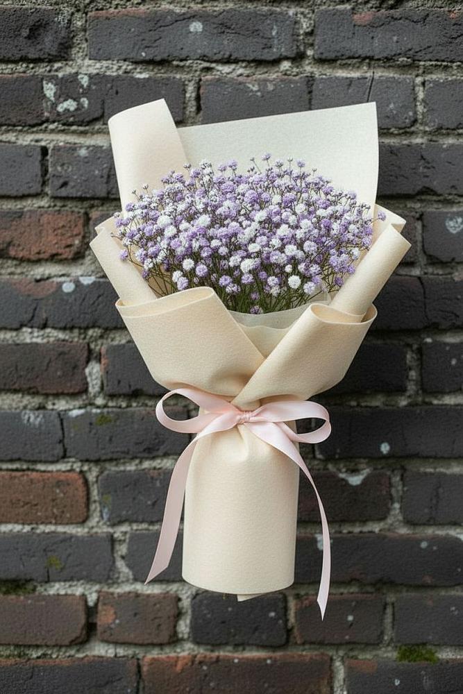 Букет цветов из: Гипсофила в Новощапово