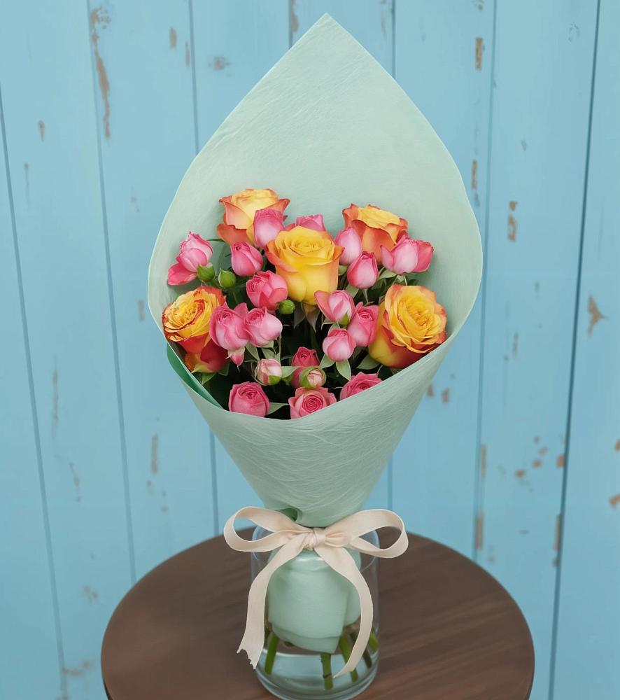 Букет цветов из: Розы в Новощапово