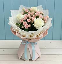 Букет цветов из:  Розы в Новощапово
