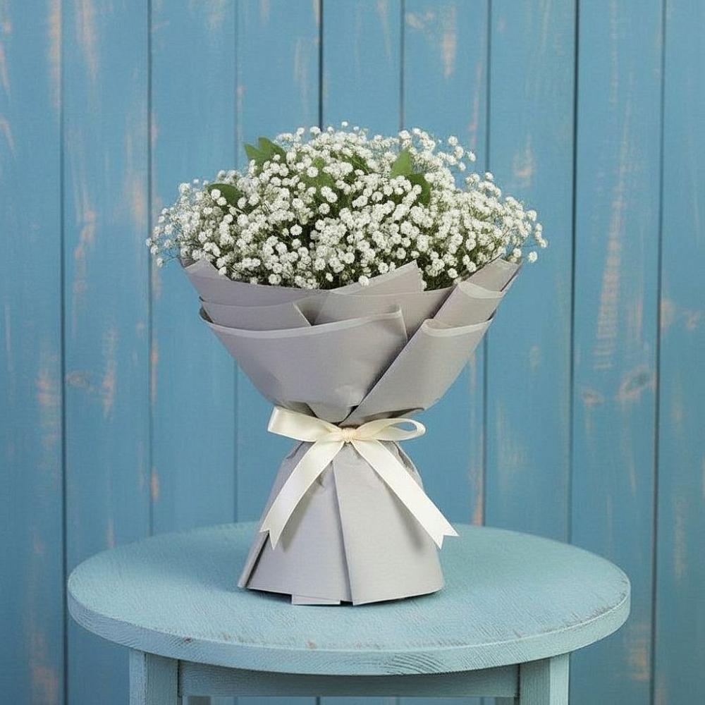 Букет цветов из: Гипсофила в Новощапово