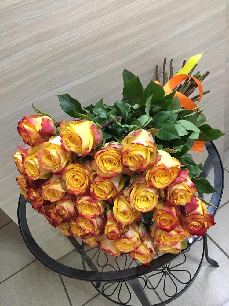 Букет Желтые розы в Новощапово