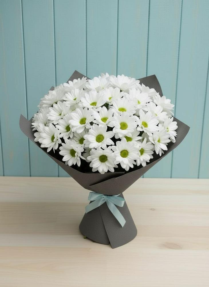 Букет цветов из: Хризантемы в Новощапово