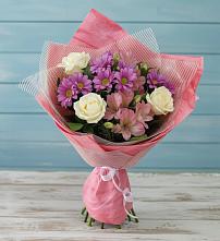 Букет цветов из:  Герберы #REPLACE_PRED# Новощапово