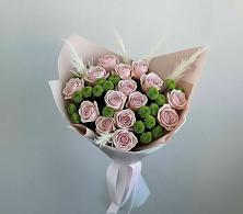 Букет цветов из:  Розы и Хризантемы #REPLACE_PRED# Новощапово