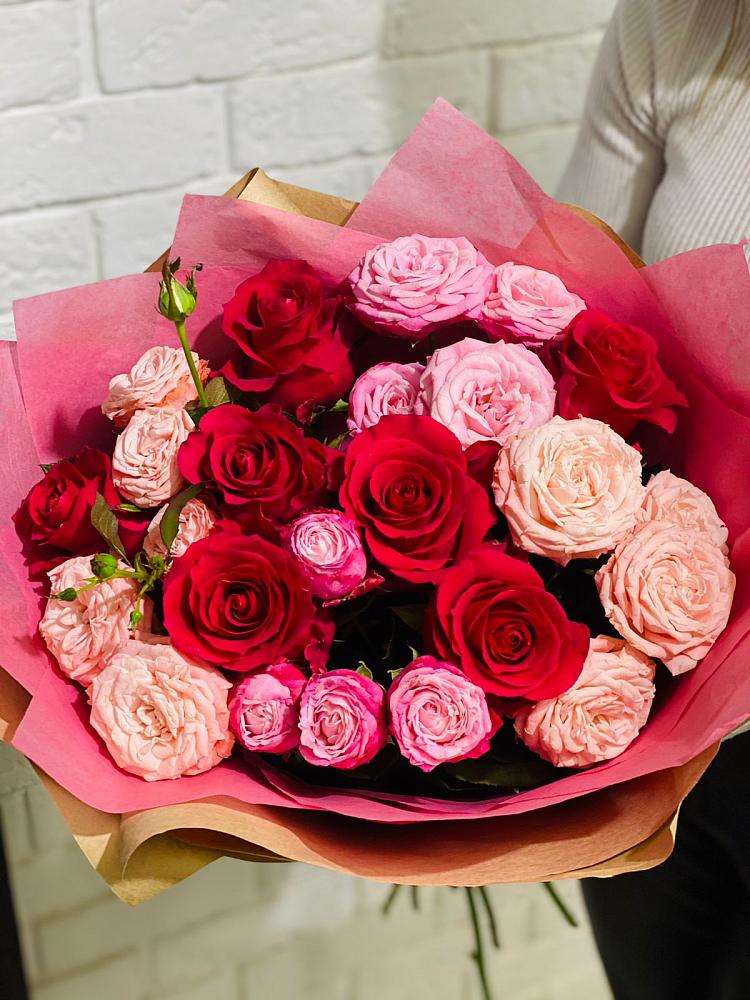 Букет цветов из: Розы в Новощапово