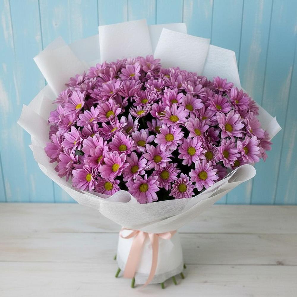 Букет цветов из: Хризантемы в Новощапово