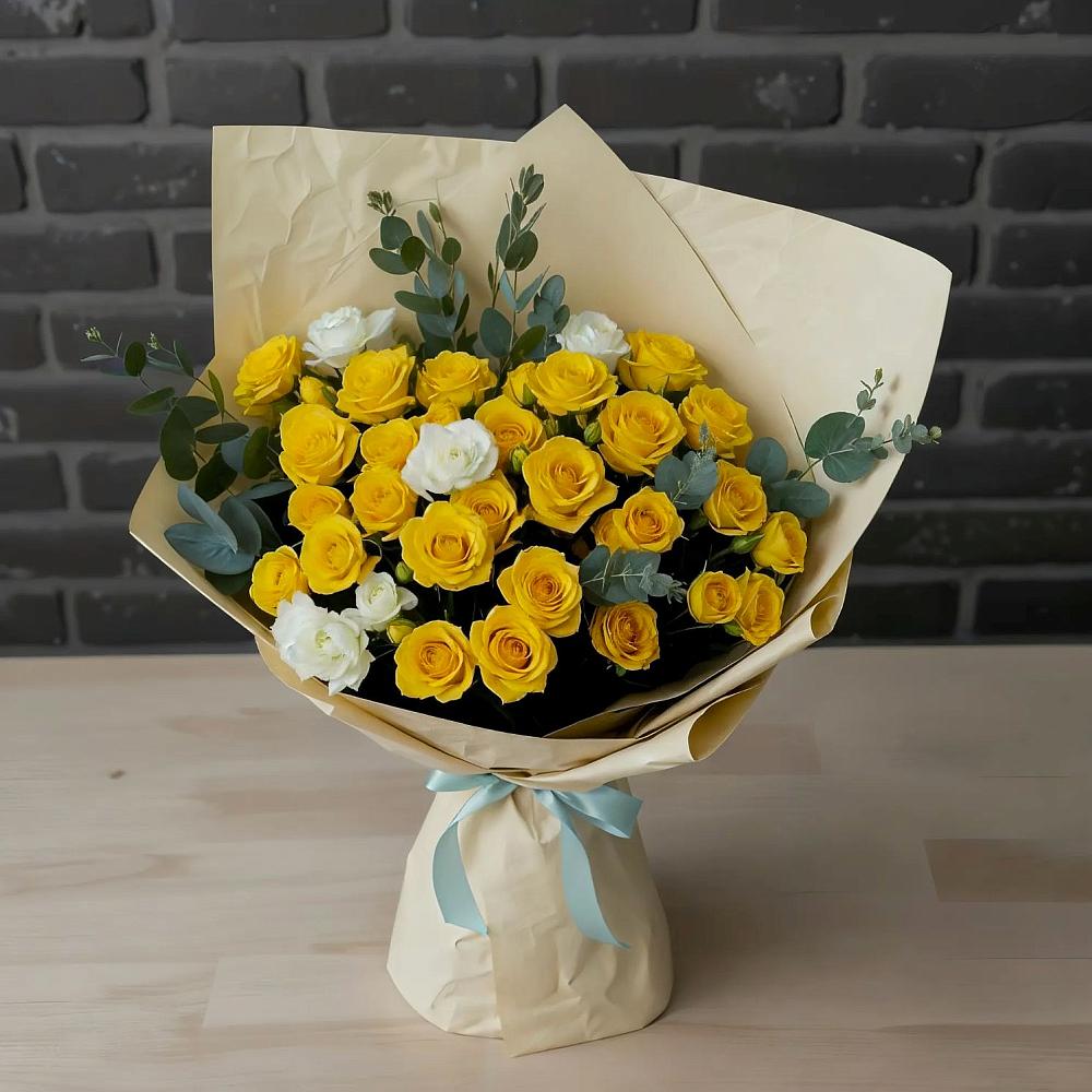 Букет цветов из: Розы в Новощапово