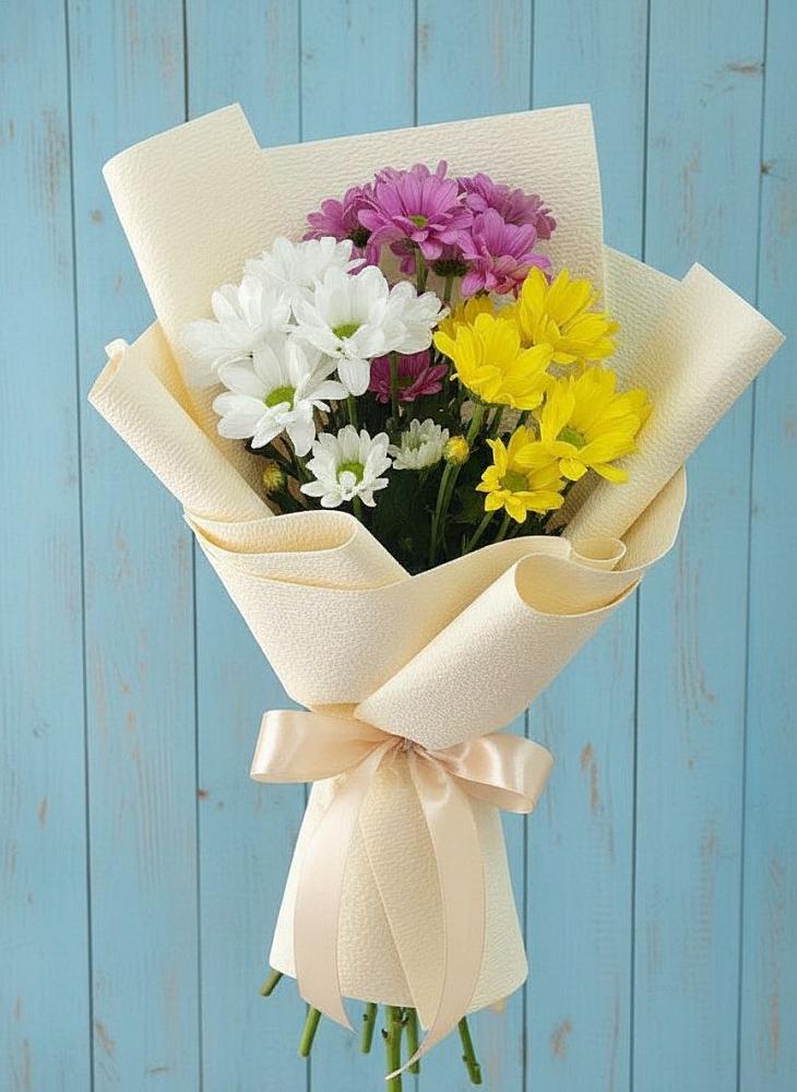 Букет цветов из: Хризантемы в Новощапово