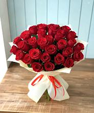 Букет 29 Красных роз в Новощапово