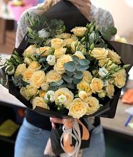 Букет цветов из:  Розы и Лизиантусы #REPLACE_PRED# Новощапово