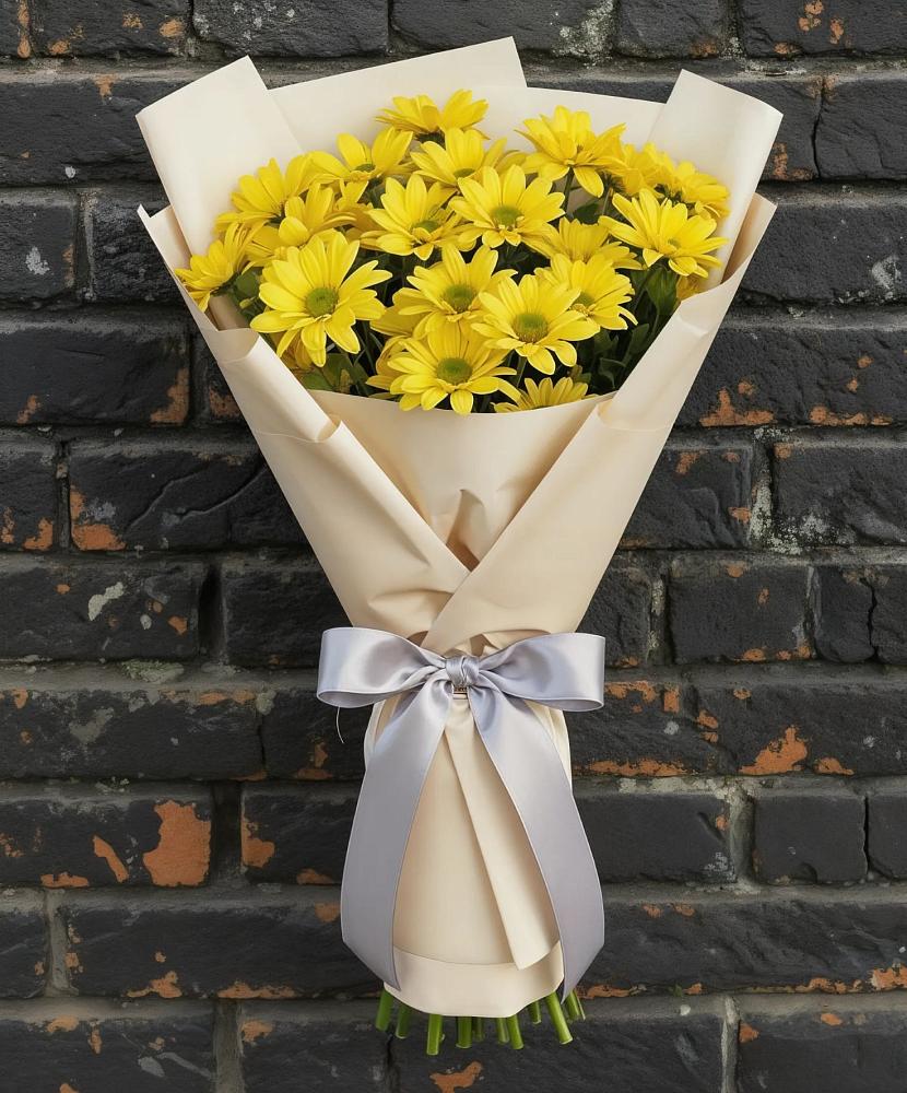 Букет цветов из: Хризантемы в Новощапово