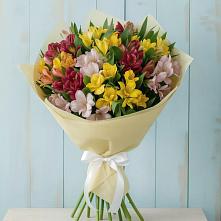 Букет цветов из:  Альстромерии в Новощапово