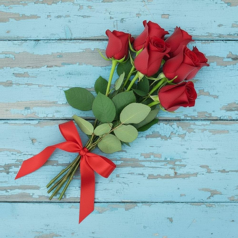 Букет Красные розы в Новощапово