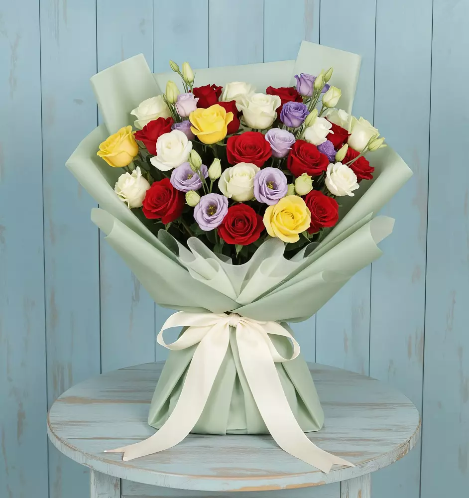 Букет цветов из: Розы в Новощапово