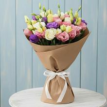 Букет цветов из:  Лизиантусы в Новощапово