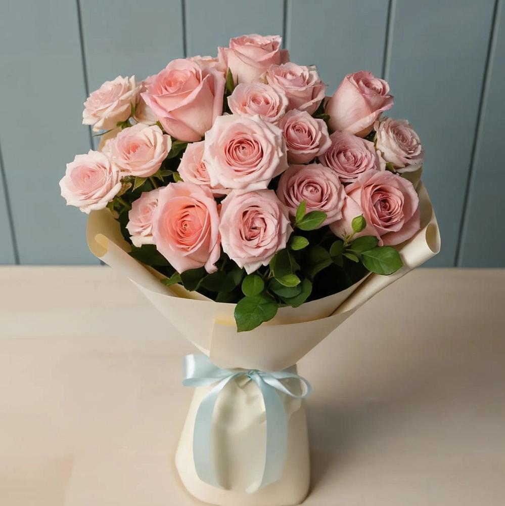 Букет Розовый шарм в Новощапово