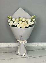 Букет цветов из:  Розы и Лизиантусы #REPLACE_PRED# Новощапово